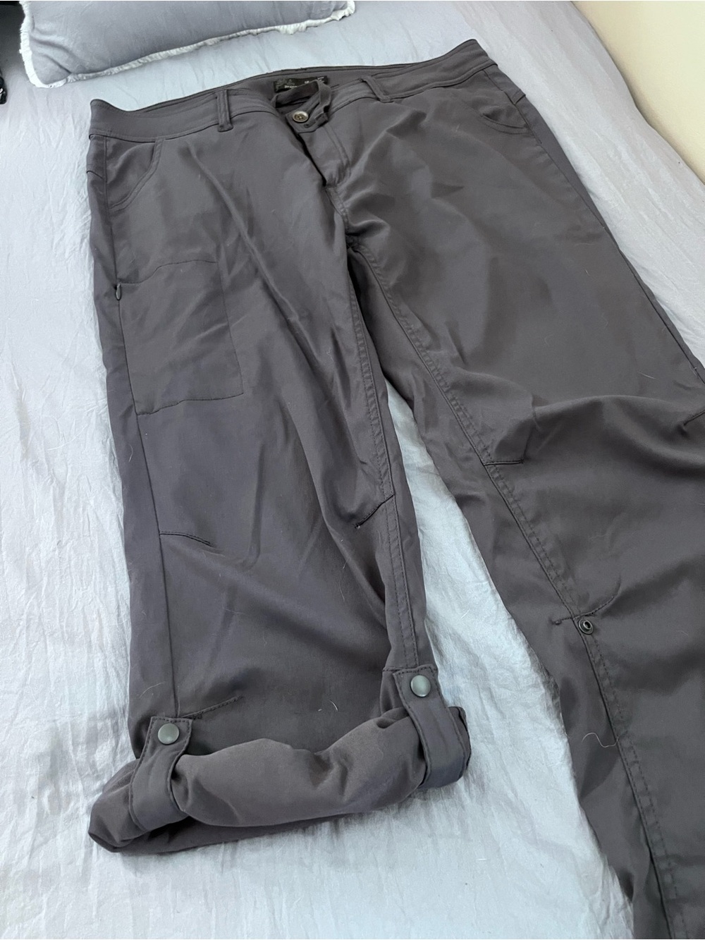 Prana Women's Dark Gray Jeggings with Drawstring Waist